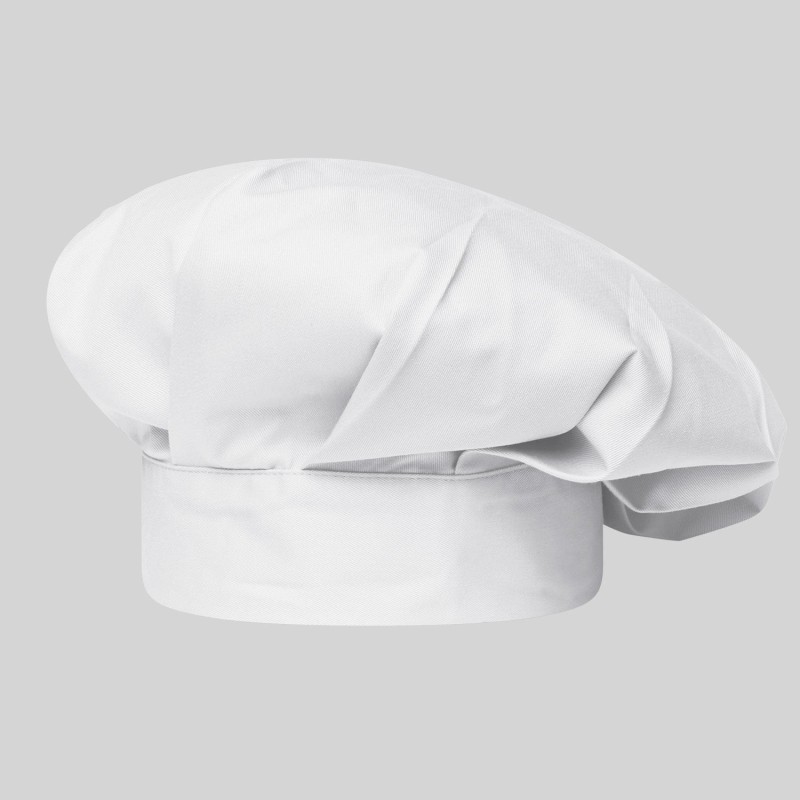 Gorro Gran Chef Blanco Con Velcro | Union Workwear