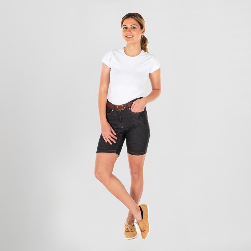 Bermuda Mujer Vaquero Talle Medio | Union Workwear