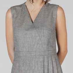 Vestido Tablas Mujer Cheviot | Union Workwear