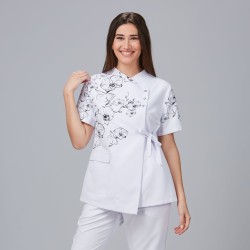 Blusa Cruzada Mujer Alheli | Union Workwear