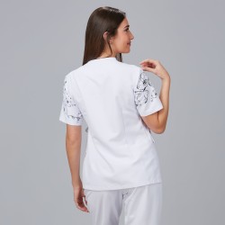 Blusa Cruzada Mujer Alheli | Union Workwear