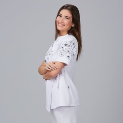 Blusa Cruzada Mujer Alheli | Union Workwear