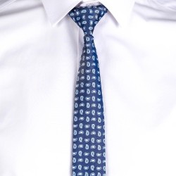 Corbata Con Nudo De Pala Estrecha Jacquard | Union Workwear