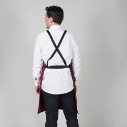 Delantal Con Peto Gourmet Estampado 92X75 Cm | Union Workwear