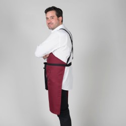 Delantal Con Peto Gourmet Estampado 92X75 Cm | Union Workwear