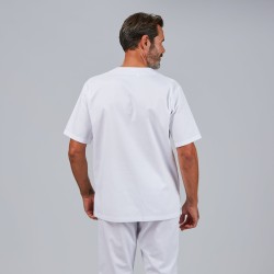 Conjunto Unisex Blusa Cuello Pico /Pantalon Goma Entera | Union Workwear