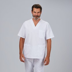 Conjunto Unisex Blusa Cuello Pico /Pantalon Goma Entera | Union Workwear