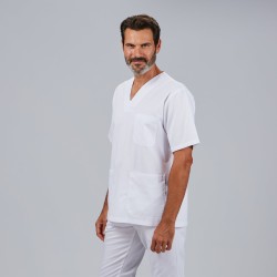 Conjunto Unisex Blusa Cuello Pico /Pantalon Goma Entera | Union Workwear