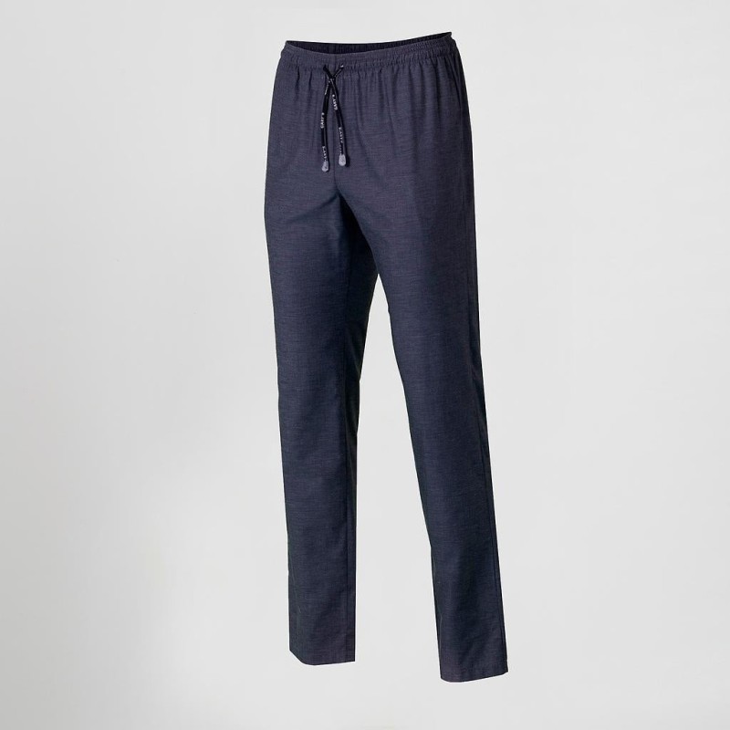 Pantalon Unisex Con Cordon Chambray Rombos | Union Workwear