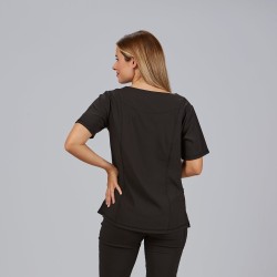 Blusa Mujer Escote Lagrima M/C Maria | Union Workwear
