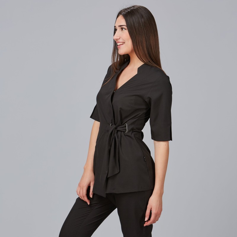 Blusa Cruzada Mujer Bugula | Union Workwear