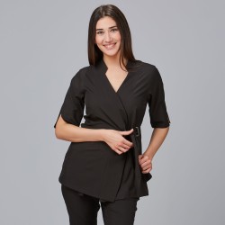 Blusa Cruzada Mujer Bugula | Union Workwear