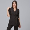 Blusa Cruzada Mujer Bugula | Union Workwear