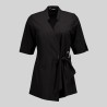 Blusa Cruzada Mujer Bugula | Union Workwear