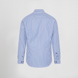 Camisa Hombre Rayas Bicolor Slim Fit Alessandro | Union Workwear