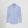 Camisa Hombre Rayas Bicolor Slim Fit Alessandro | Union Workwear