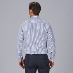 Camisa Hombre Rayas Bicolor Slim Fit Alessandro | Union Workwear