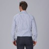 Camisa Hombre Rayas Bicolor Slim Fit Alessandro | Union Workwear