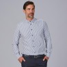 Camisa Hombre Rayas Bicolor Slim Fit Alessandro | Union Workwear