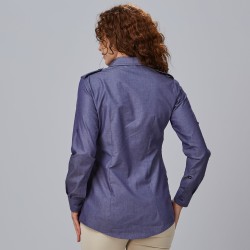 Camisa Mujer Manga Roll Up Daniela | Union Workwear