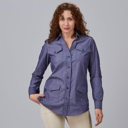 Camisa Mujer Manga Roll Up Daniela | Union Workwear