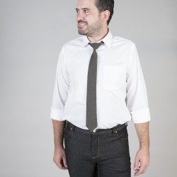 Corbata Con Nudo De Pala Estrecha | Union Workwear
