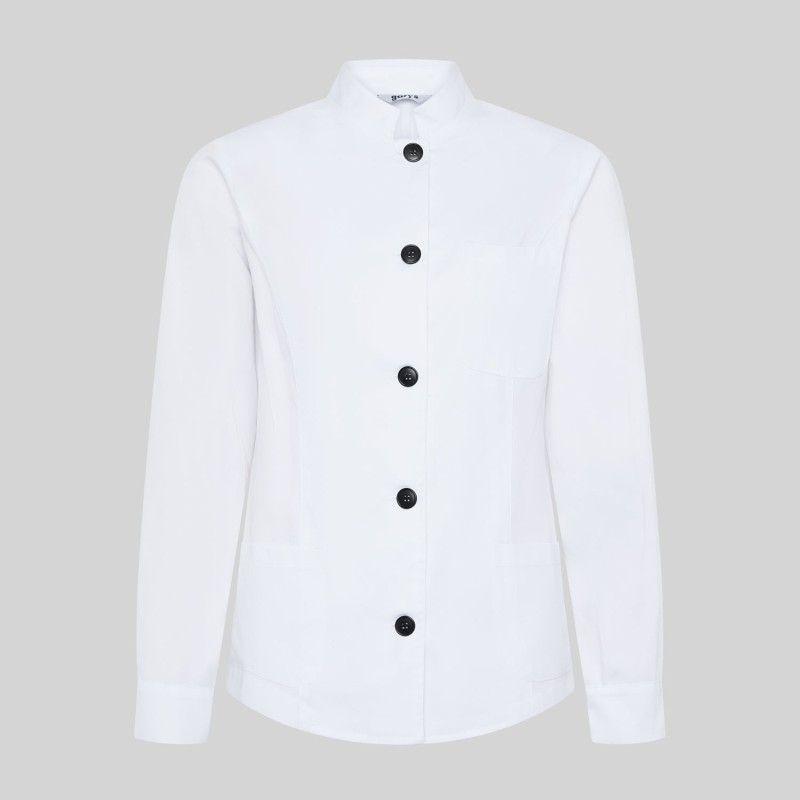 Blusa Mujer Cuello Mao M/Larga | Union Workwear