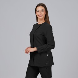 Blusa Mujer Abierta M/L Marina | Union Workwear