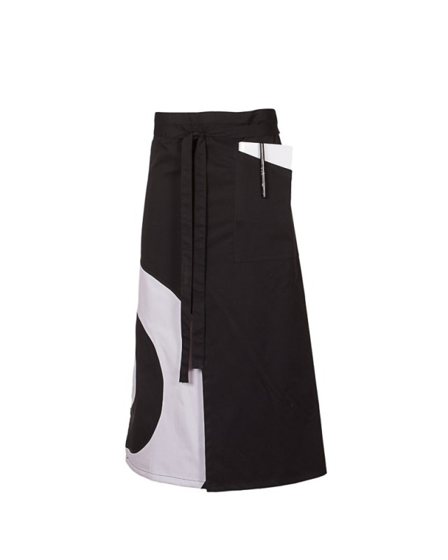 Delantal Frances Abierto Circulos 90X75 Cm | Union Workwear