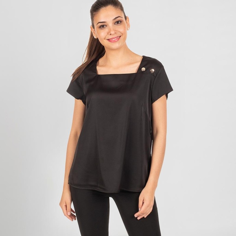Blusa Mujer Saten Carola | Union Workwear
