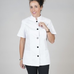 Blusa Mujer Cuello Mao M/Corta | Union Workwear