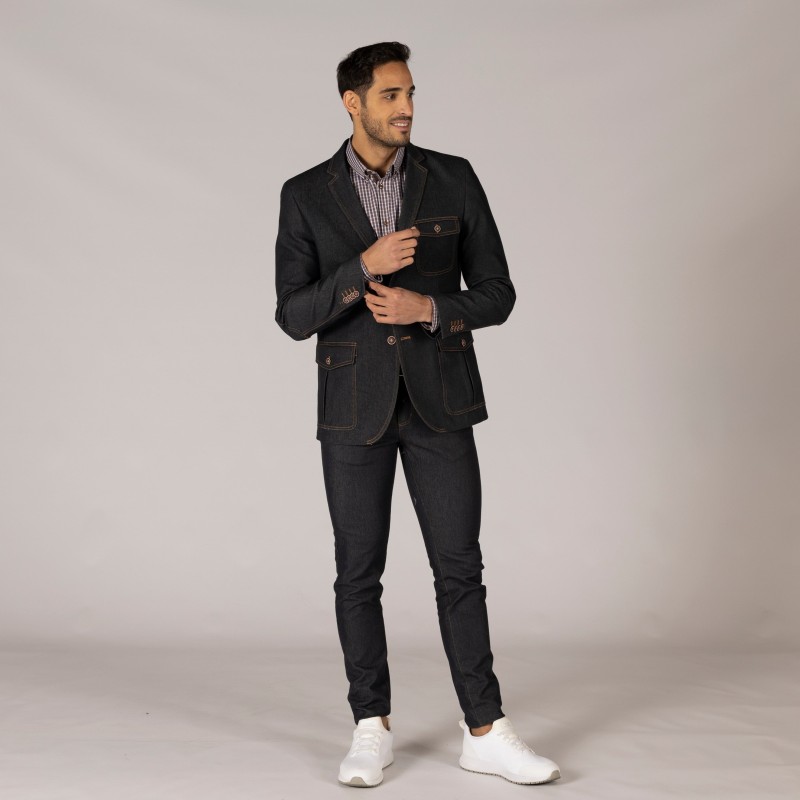 Americana Hombre 2 Botones Slim Fit Trender | Union Workwear