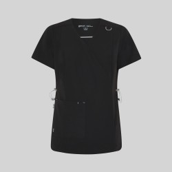 Blusa Mujer Fruncido Espalda M/C Elira | Union Workwear