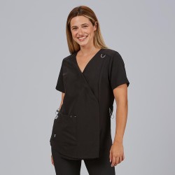 Blusa Mujer Fruncido Espalda M/C Elira | Union Workwear