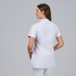 Blusa Mujer Cuello Chimenea M/C Dunia | Union Workwear
