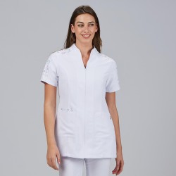 Blusa Mujer Cuello Chimenea M/C Dunia | Union Workwear
