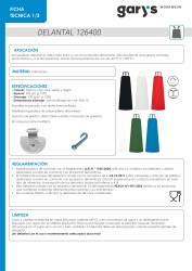 Delantal Con Peto Poliuretano Andrew 115X90 Cm | Union Workwear