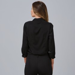 Blusa Mujer Cuello Solapa Lazo Flavia | Union Workwear