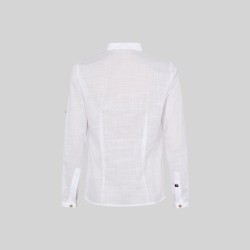 Camisa Mujer Falso Lino Flora | Union Workwear