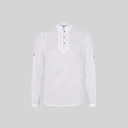 Camisa Mujer Falso Lino Flora | Union Workwear