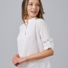 Camisa Mujer Falso Lino Flora | Union Workwear