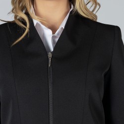 Americana Mujer Con Cremallera Cuello Chimenea Trivial | Union Workwear
