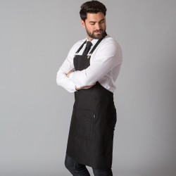 Delantal Con Peto Satinado 80X68 Cm | Union Workwear