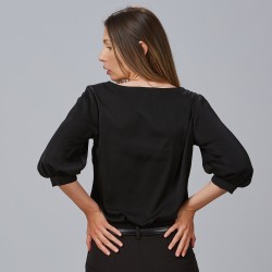 Blusa Mujer Manga Rizada Rosanna | Union Workwear