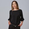 Blusa Mujer Manga Rizada Rosanna | Union Workwear