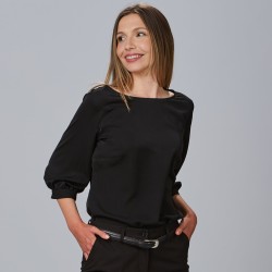 Blusa Mujer Manga Rizada Rosanna | Union Workwear