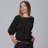 Blusa Mujer Manga Rizada Rosanna | Union Workwear