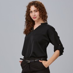 Blusa Mujer Manga Roll Up Micaela | Union Workwear