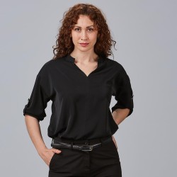 Blusa Mujer Manga Roll Up Micaela | Union Workwear