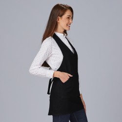 Delantal Bistro Sarga Poliester 80X65 Cm | Union Workwear